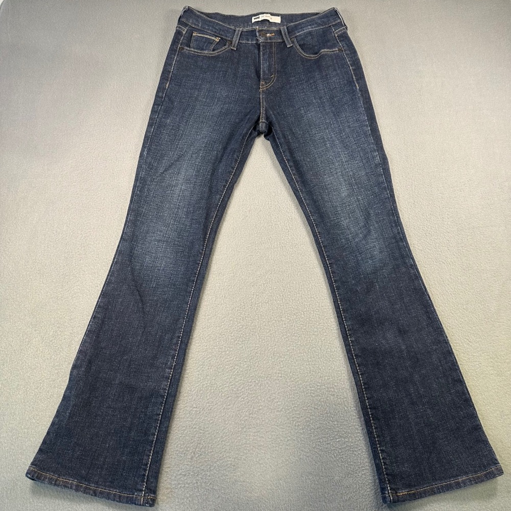Levis 515 Bootcut Jeans Womens 6M W28 L32 Dark Wash Denim Stretch Indigo MidRise